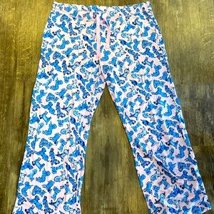Lilly Pulitzer Knit PJ Pant Ruff Night